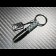 Carbon Skull Bullet keychain