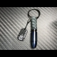 Carbon Skull Bullet keychain