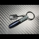 Carbon Skull Bullet keychain