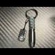 Carbon Skull Bullet keychain