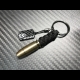 Carbon Skull Bullet keychain