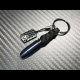Carbon Skull Bullet keychain