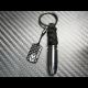 Carbon Skull Bullet keychain