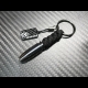Carbon Skull Bullet keychain