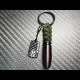 Carbon Skull Bullet keychain