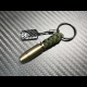 Carbon Skull Bullet keychain