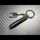 Carbon Skull Bullet keychain